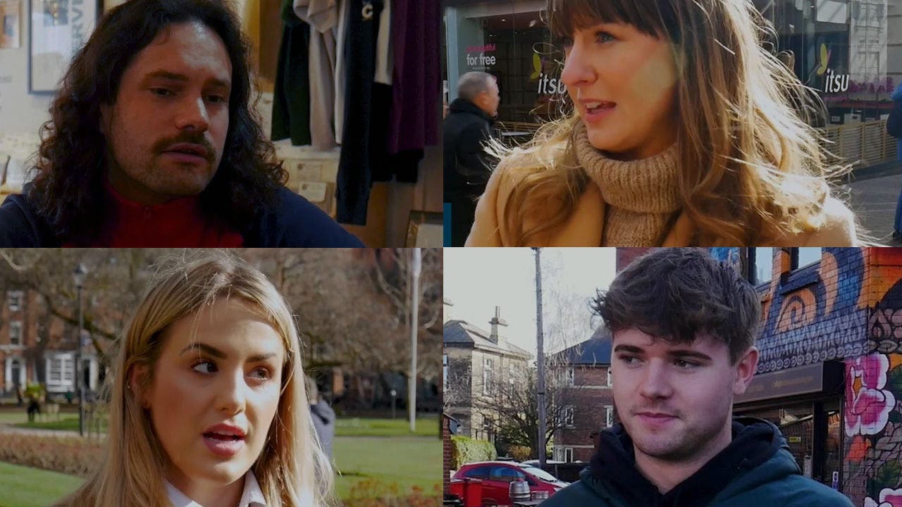 People on the streets of Leeds answering questions on credit awareness