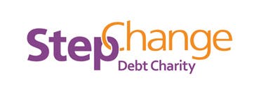Logo for StepChange, the Leeds-based debt charity.