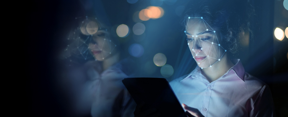 A woman Verifying Identity